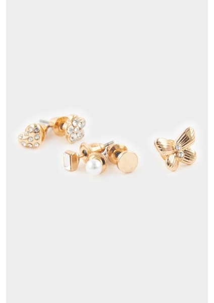 Kadın 8li Gold KÜPE F7693AXNS fiyatları