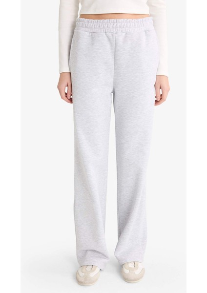 Straight Fit Basic Düz Cepli Yüksek Bel Eşofman ALTI B8571AX25AU fırsatları