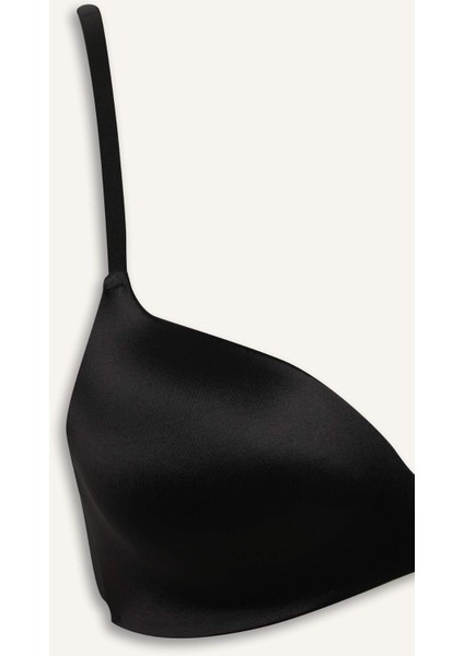 Saten Kaplı Yarım Dolgulu Balensiz Tişört Bra F7607AX25WN modelleri