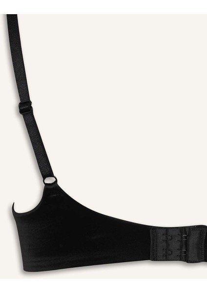 Saten Kaplı Yarım Dolgulu Balensiz Tişört Bra F7607AX25WN fırsatları