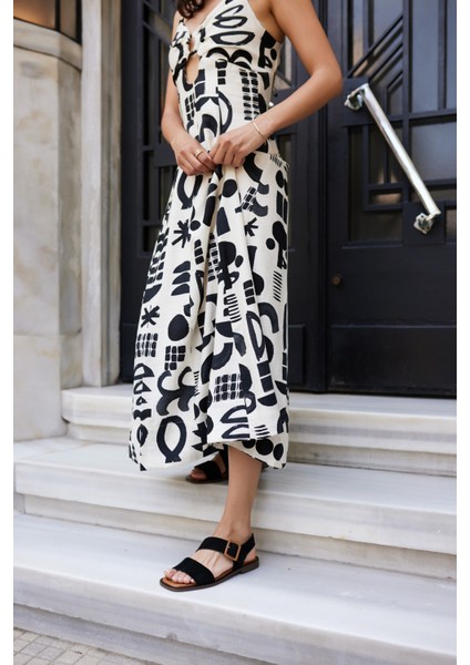 Poster Kadın Vizon Kum Suet Sandalet indirimleri