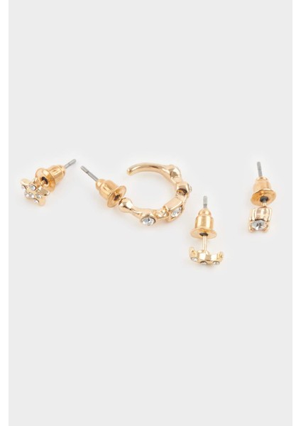 Kadın 8li Gold KÜPE F7669AXNS modelleri