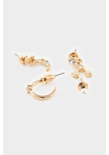 Kadın 8li Gold KÜPE F7669AXNS fırsatları