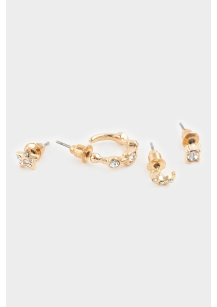 Kadın 8li Gold KÜPE F7669AXNS indirimleri