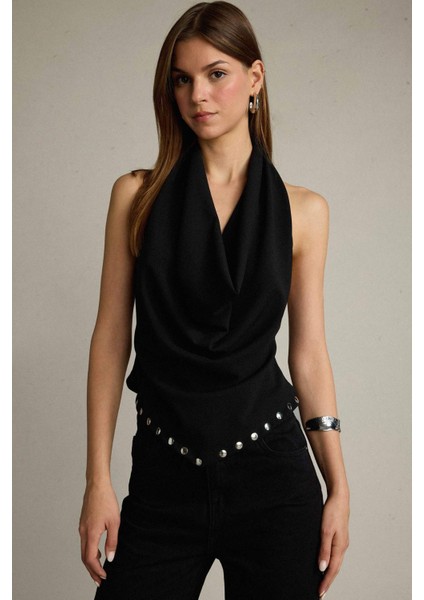 Degaje Yaka Kolsuz Bluz G4336AX25WN