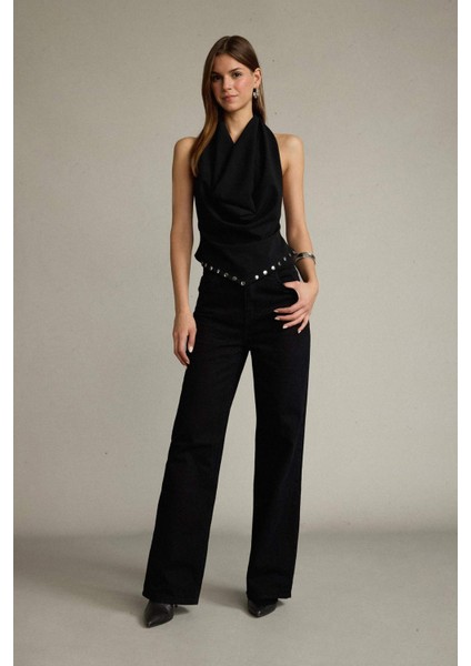 Degaje Yaka Kolsuz Bluz G4336AX25WN fiyatları