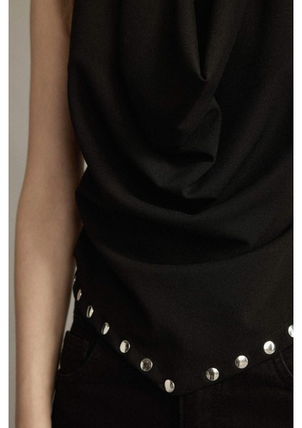 Degaje Yaka Kolsuz Bluz G4336AX25WN fırsatları