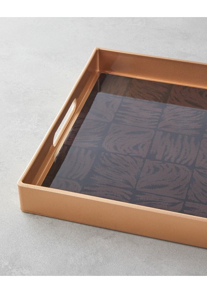 Terra Pp Tepsi 40X26 cm Kahve – Gold modelleri