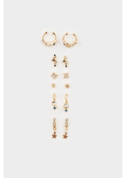 Kadın 6lı Gold KÜPE F7677AXNS