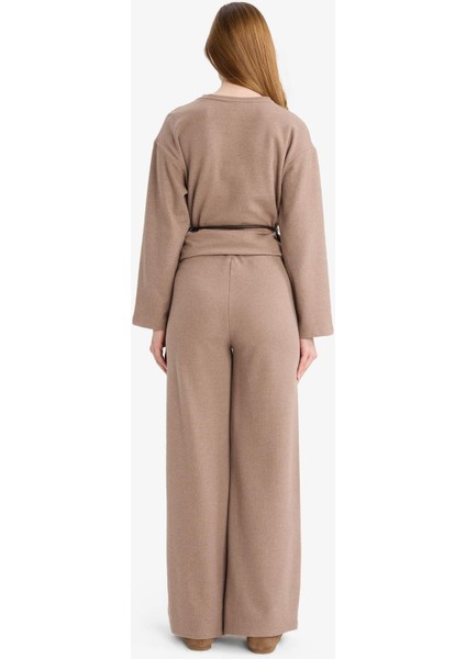 Wide Leg Düz Paça Pantolon G5323AX25AU indirimleri