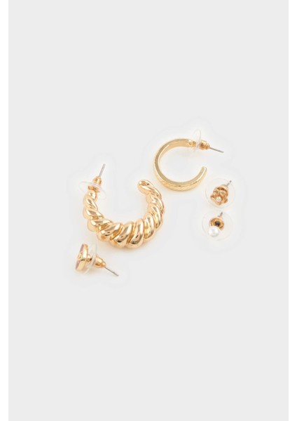 Kadın 9lu Gold KÜPE F7664AXNS modelleri