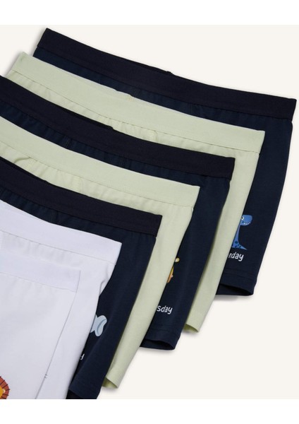 Erkek Çocuk Hayvan Desenli 7'li Boxer fırsatları