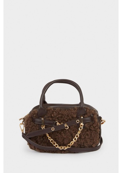 Kadın Pelüş Detaylı Suni Deri Çapraz Çanta F5443AXNS fiyatları