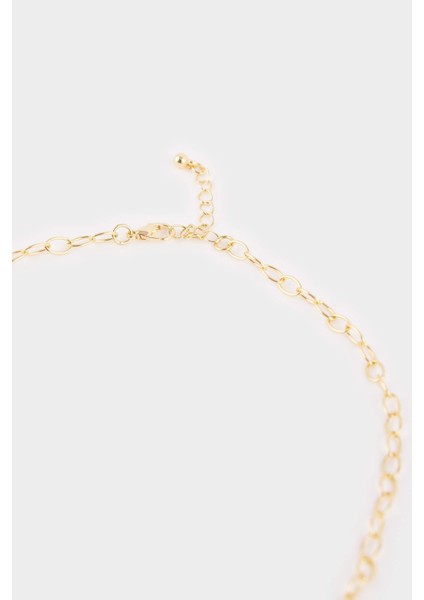 Kadın Çelik Pembe Göz Detaylı Kolye G0326AXNS modelleri