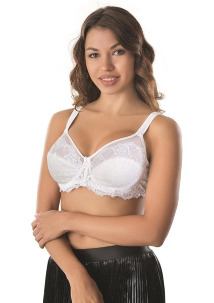 Beyaz Mı Emay 170 B Balenli Brode Toparlayıcı Sütyen