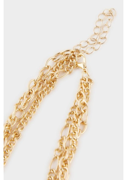 Kadın 3'lü Gold Kolye F7706AXNS modelleri