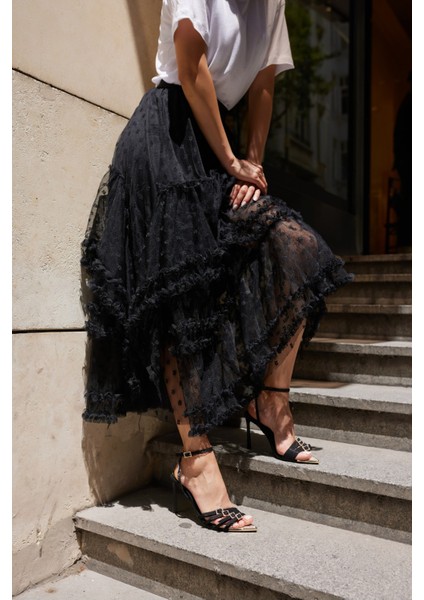 Luna Kadın Bordo Saten Tokalı Burun Demır Taşli Topuklu Abiye Sandalet fiyatları