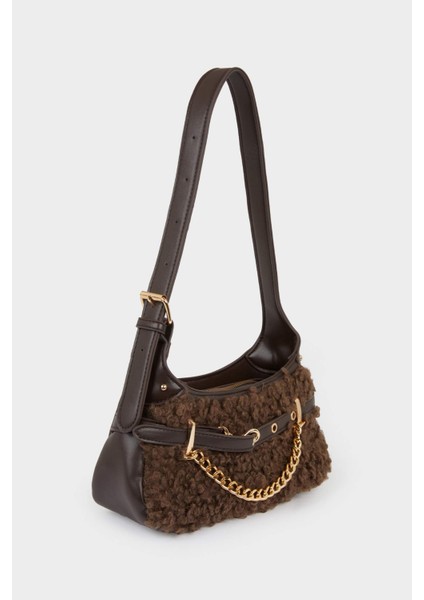 Kadın Pelüş Detaylı Suni Deri Çapraz Çanta F5444AXNS modelleri