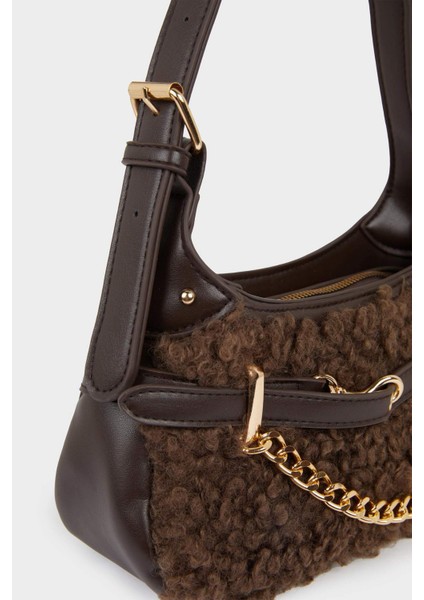 Kadın Pelüş Detaylı Suni Deri Çapraz Çanta F5444AXNS fırsatları