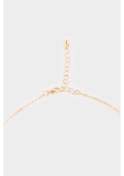 Kadın Çelik Gold Göz Detaylı Sallantılı Kolye G0333AXNS modelleri