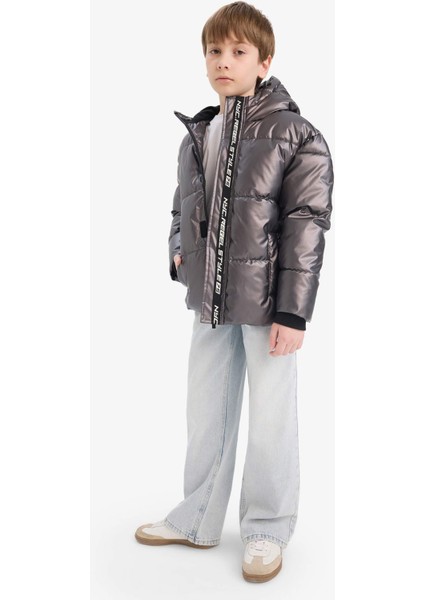 Erkek Çocuk Su Itici Kapüşonlu Polar Astarlı Şişme MONT C5524A825WN fiyatları