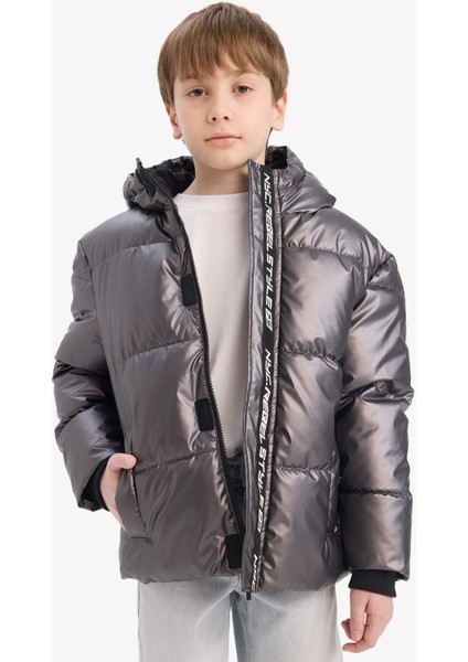 Erkek Çocuk Su Itici Kapüşonlu Polar Astarlı Şişme MONT C5524A825WN modelleri