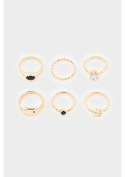 Kadın 6'lı Gold Yüzük F7695AXNS