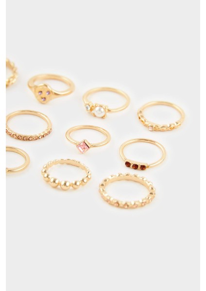 Kadın 12'li Gold Yüzük F7698AXNS fiyatları