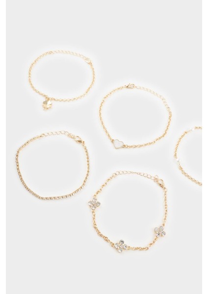 Kadın 5'li Gold Bileklik F7718AXNS fiyatları