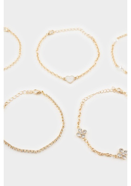 Kadın 5'li Gold Bileklik F7718AXNS modelleri