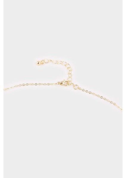 Kadın Çelik Gold Kolye-Yüzük Set G0334AXNS fırsatları