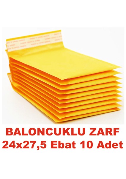 Hava Kabarcıklı Torba Kraft Zarf 24X27,5 cm