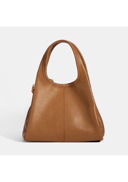 Kadın Taba Charm Aksesuarlı Deri El Çantası fırsatları