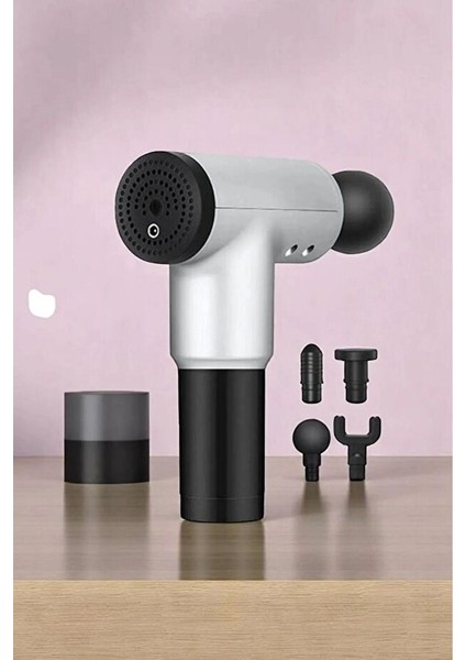 Yeni Nesil Masaj Tabancası 4 Başlıklı Sporcu Şarjlı Kablosuz Bacak Ayak Masaj Aleti Tabancası fiyatları