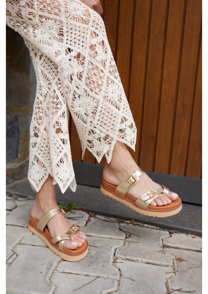 Neretto Kadın Taba Gercek Deri Suet Eva Taban Terlık modelleri