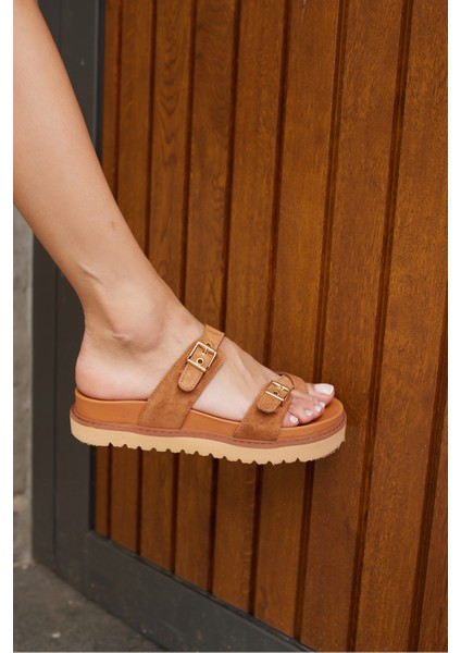 Neretto Kadın Taba Gercek Deri Suet Eva Taban Terlık fırsatları