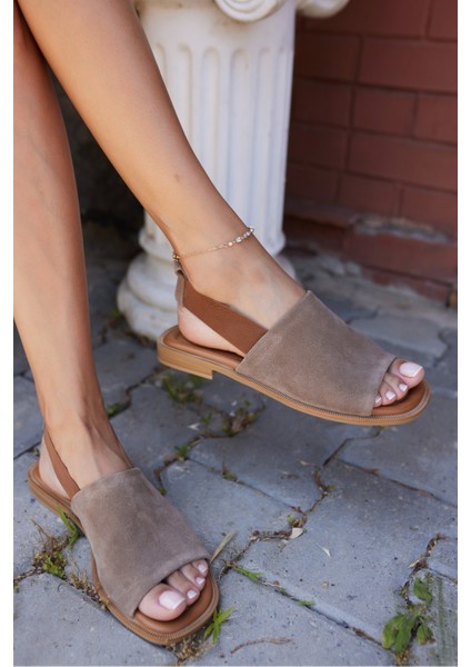 Raggio Kadin Kahve Suet Lastık Detay Terlik indirimleri