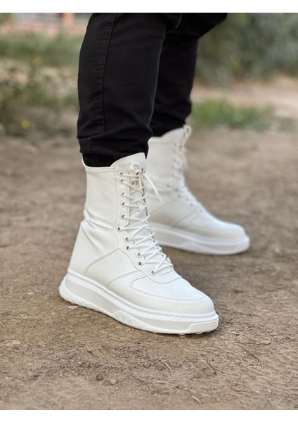 Beyaz Cilt Uzun Bağcıklı Bot fırsatları