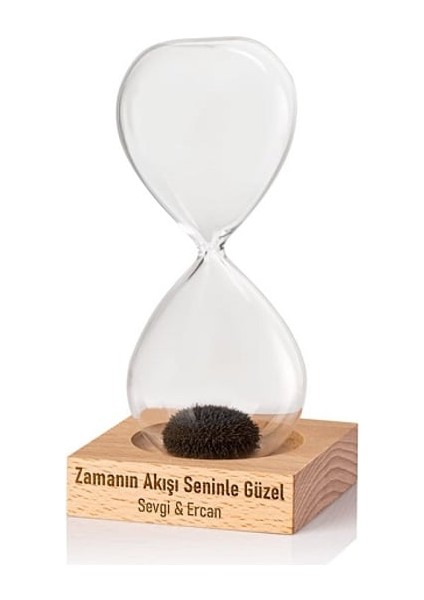 Kişiye Özel Zamanın Akışı Seninle Güzel Temalı Kum Saati