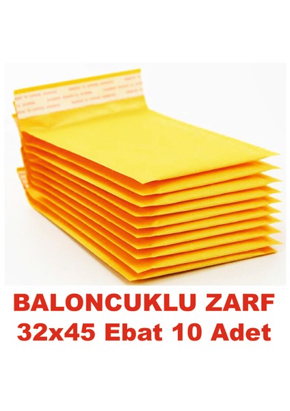 Hava Kabarcıklı Torba Kraft Zarf 32X45 cm