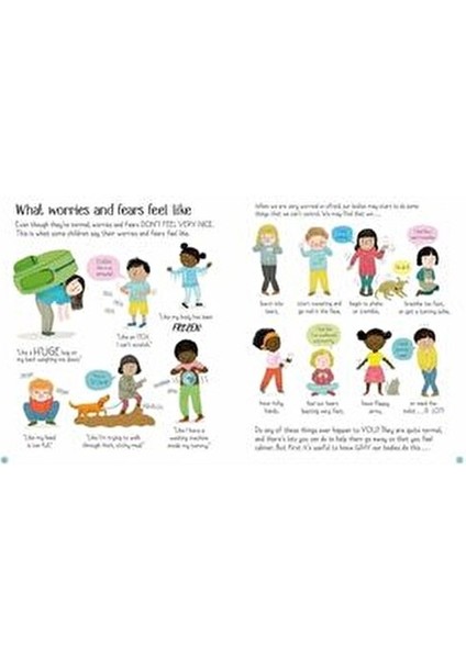 All About Worries And Fears Felicity Brooks Çocuklar İçin Eğlenceli Kitap 10 Sayfa fiyatları