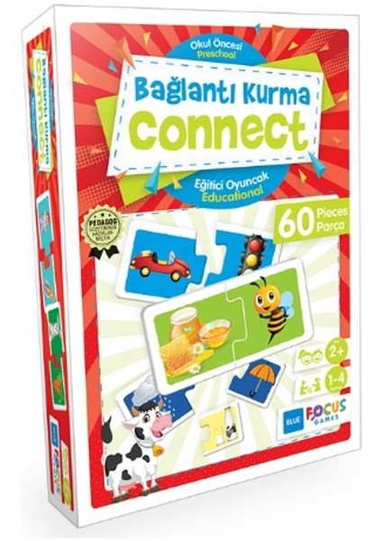 Blue Focus Bağlantı Kurma - Eğitici Oyunlar 60 Parça