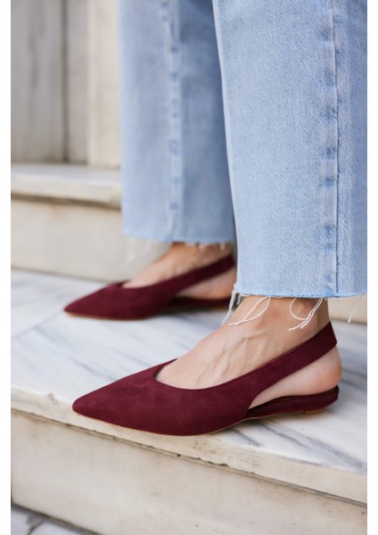 Vera Kadın Taba Gercek Suet Mını Topuklu Slıngback Ayakkabi fiyatları