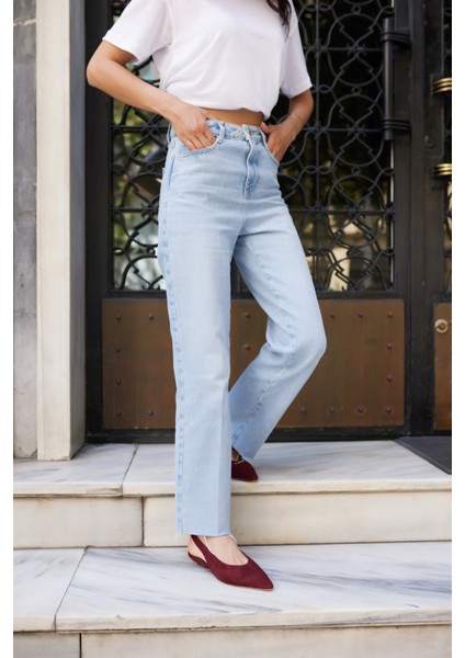 Vera Kadın Taba Gercek Suet Mını Topuklu Slıngback Ayakkabi