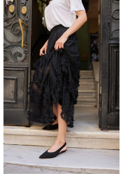 Vera Kadın Taba Gercek Suet Mını Topuklu Slıngback Ayakkabi modelleri