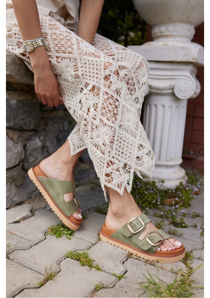 Primo Kadın Mavi Gercek Suet Eva Terlık fırsatları