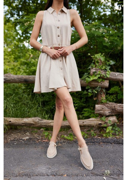 Orbita Kadin Lacivert Gercek Deri Suet Loafer Ayakkabi modelleri