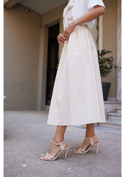 Chuki Kadın Gumus Bantlı Topuklu Sandalket fiyatları