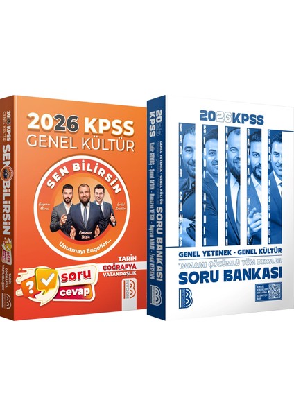 2026 Kpss Tüm Dersler Tamamı Çözümlü Soru Bankası - Kpss 2026 Genel Kültür Sen Bilirsin
