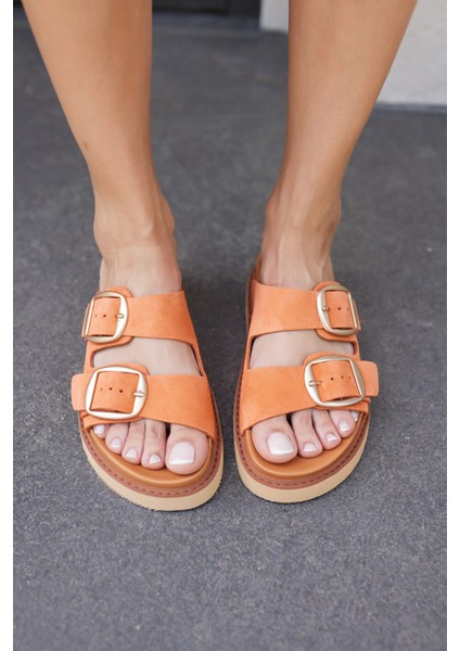 Primo Kadın Mavi Gercek Suet Eva Terlık indirimleri